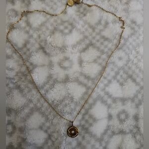 Michael Kors Gold Pendant Necklace